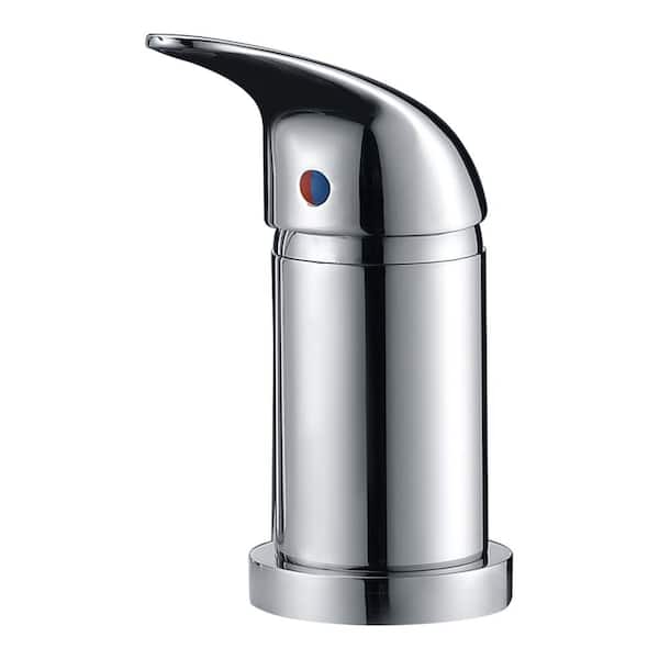 ANZZI - Den Series Single Handle Deck-Mount Roman Tub Faucet with Handheld Sprayer in Polished Chrome