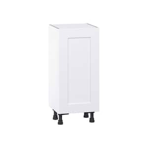 Wallace Painted Warm White Shaker Assembled Shallow Base Kitchen Cabinet (15 in. W x 34.5 in. H x 14 in. D)