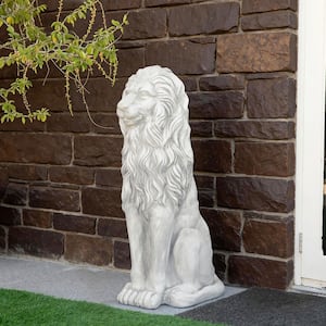 Glitzhome Set of 2-36.25 in. H Oversized MGO Bronze Guardian