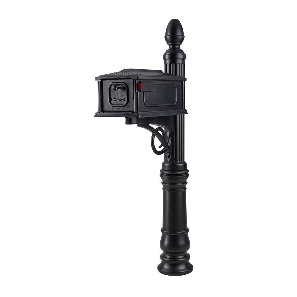Manhattan Mailbox And Post Address Plaque In Black