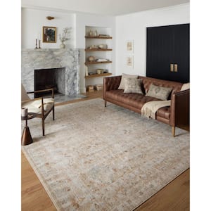 Monroe Sand/Sunrise 18 in. x 18 in. Sample Traditional Area Rug