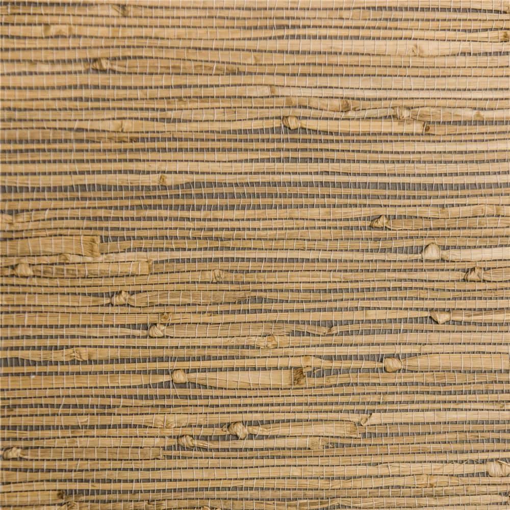 Falkirk Elgin Sepia Grey Natural Grasscloth Wallpaper (Covers 54 sq. ft.)
