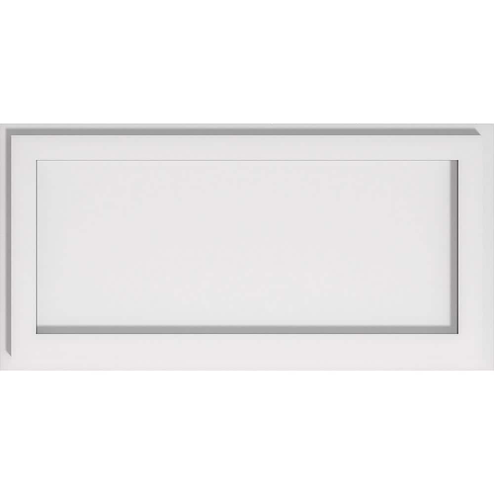 White Architectural Grade PVC Rectangle Ceiling Medallion