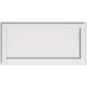 1 in. P X 20 in. W X 10 in. H Rectangle Architectural Grade PVC Contemporary Ceiling Medallion