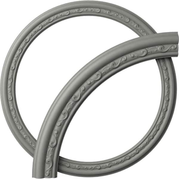 Ekena Millwork 36 in. Watford Ceiling Ring (1/4 of Complete Circle)