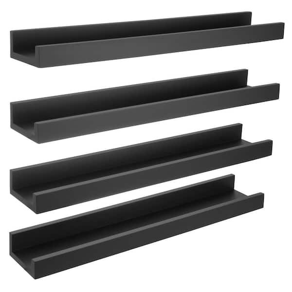 Home Depot Kiera 2024 Grace KG Edge Frame Ledge, Set of 4 floating shelves