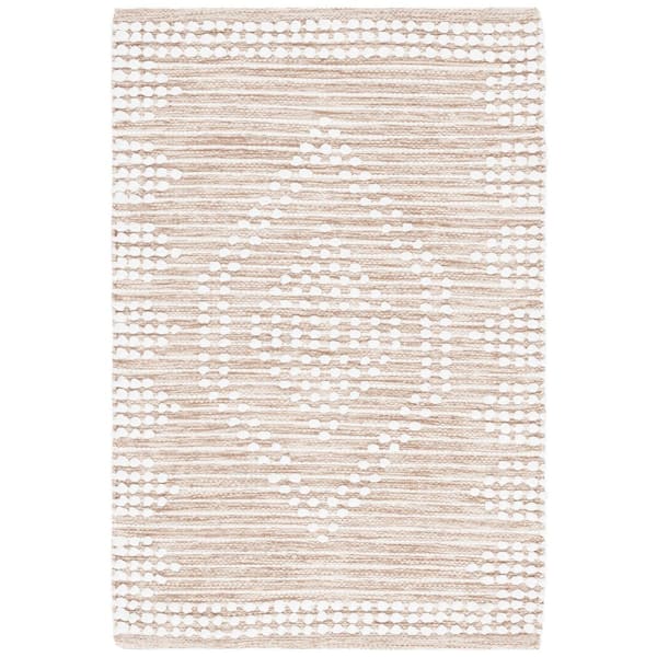 Montauk 3 ft. x 5 ft. Beige/Ivory Oversized Diamond Area Rug