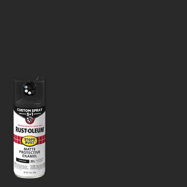 12 oz. Custom Spray 5-in-1 Matte Peppercorn Spray Paint