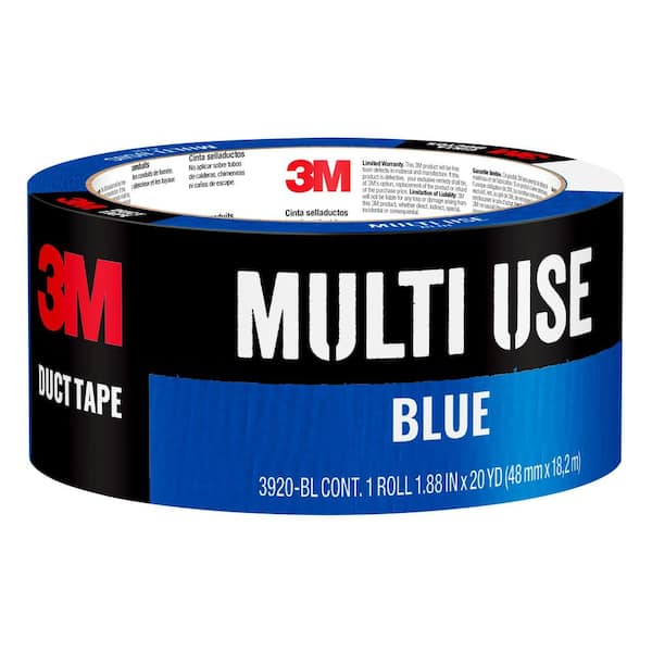 3M 1.88 in. x 20 yds. Blue Duct Tape (Case of 12) 3920-BL - The Home Depot