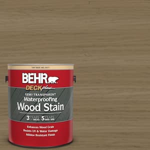 1 gal. #ST-153 Taupe Semi-Transparent Waterproofing Exterior Wood Stain
