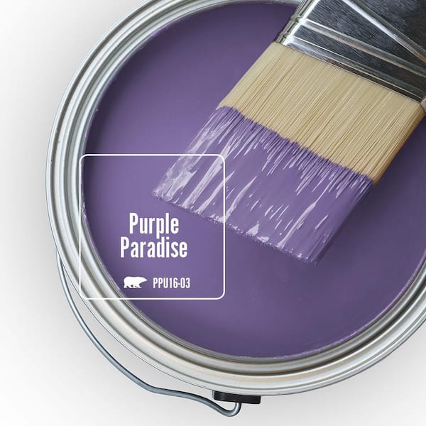 1 gal. PPG1176-7 Perfectly Purple Semi-Gloss Interior Latex Paint