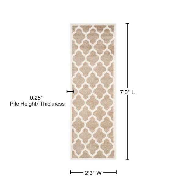 Safavieh Marion 2 x 9 Wheat/Beige Indoor/Outdoor Trellis Runner Safavieh Marion 2 x 9 Wheat/Beige Indoor/Outdoor Trellis Runner