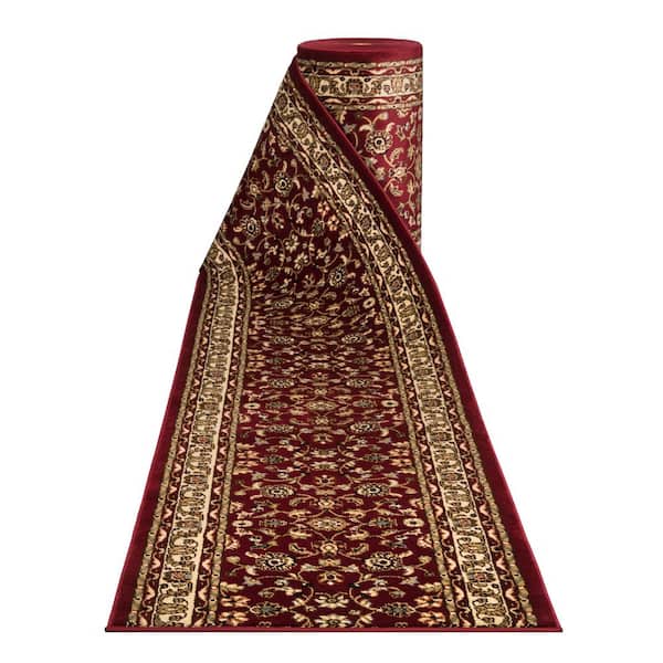 Marash Red 26 in. W x 288 in. L Stair Runner Rug (Covers 52 sq. ft.)