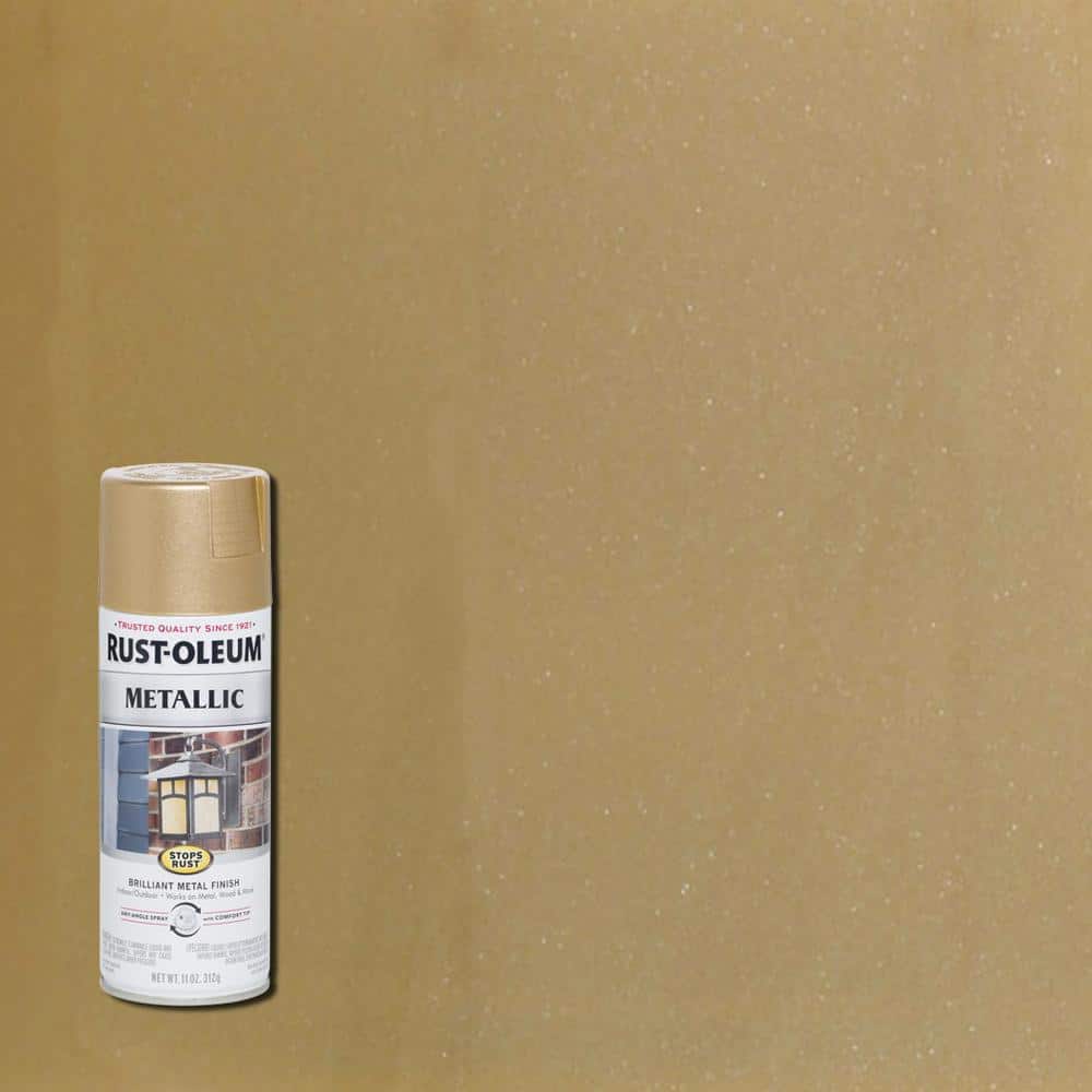 11 oz. Vintage Metallic Warm Gold Protective Spray Paint (6-pack)