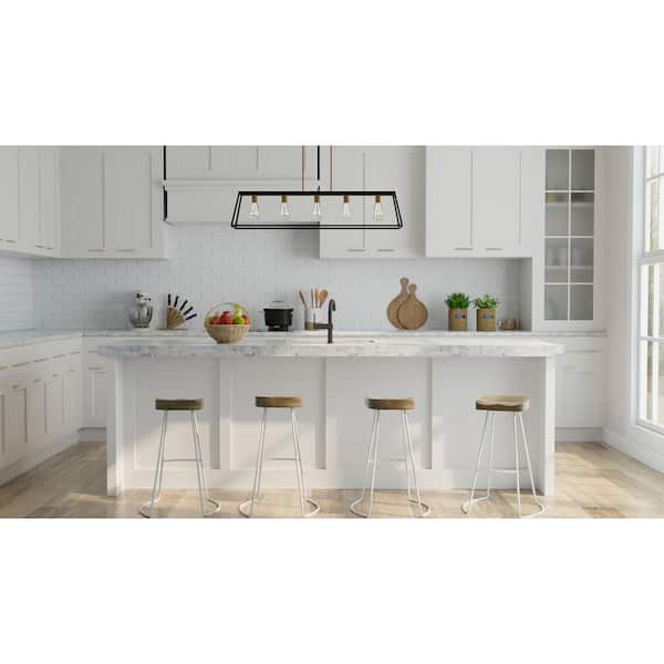 Carolina 25 in. Saga Counter Stool Natural White Set of 2