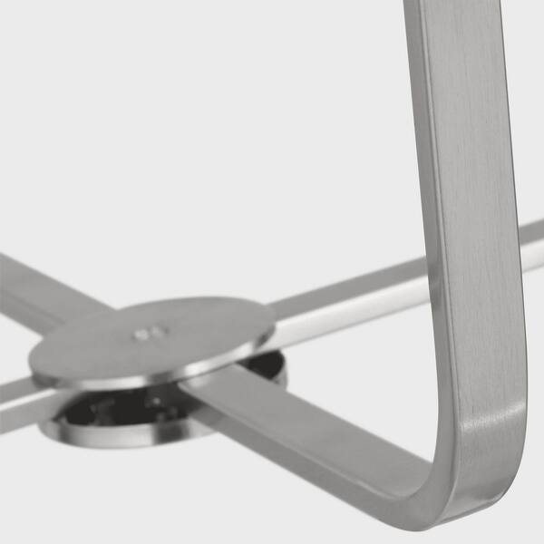 Generation Lighting - Kennan 4-Light Brushed Nickel Transitional Dimmable Lantern Chandelier