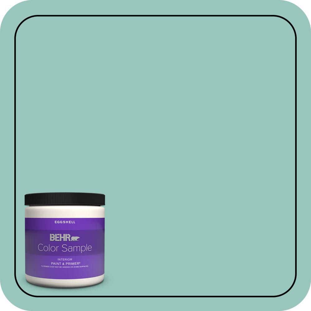 8 oz. #490D-4 Eucalyptus Leaf Eggshell Enamel Interior Paint & Primer Color Sample price history on PriceWatchPro