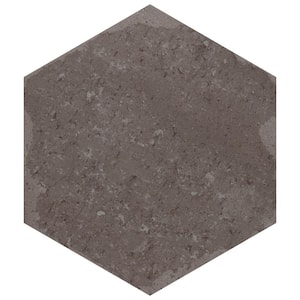 Brickyard Hex Olive 8-1/2 in. x 9-7/8 in. Porcelain Floor and Wall Tile (13.05 sq. ft./Case)