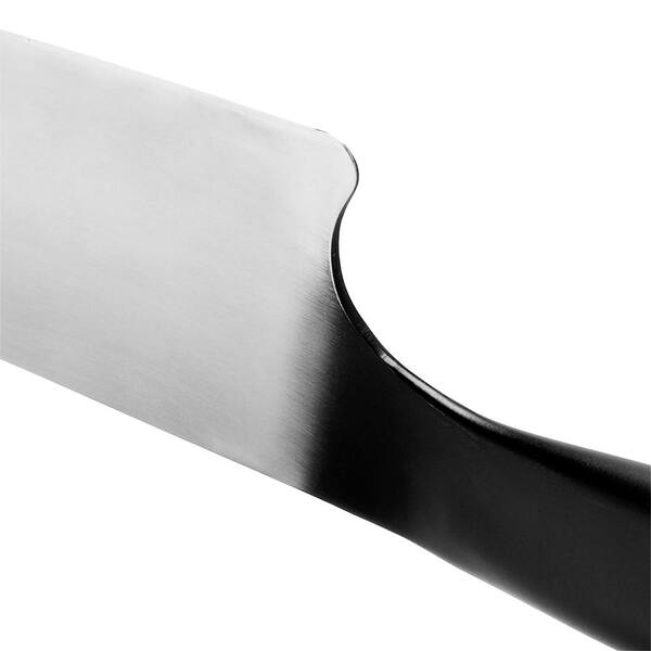15-Piece Stainless Steel Carbon 6-Cutlery Set with Acacia Downtown Knife Block