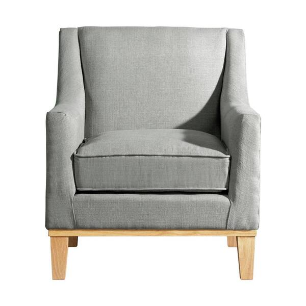 small grey armchairs