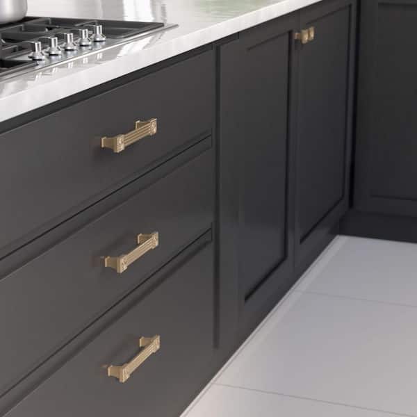 Verona Collection 5-1/16 in. (128 mm) Vintage Champagne Bronze Rectangular Cabinet Bar Pull