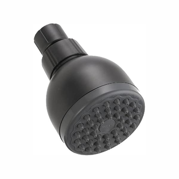 Delta 1-Spray Patterns 1.5 GPM 2.75 in. Wall Mount Fixed Shower Head in Oil Rubbed Bronze