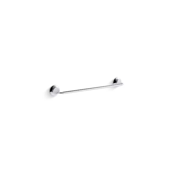 KOHLER Tone 18 in. Single Towel Bar in Polished Chrome