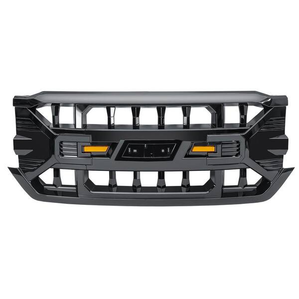 Armor Grille for 2016-2019 Chevy Silverado 1500, Glossy Black