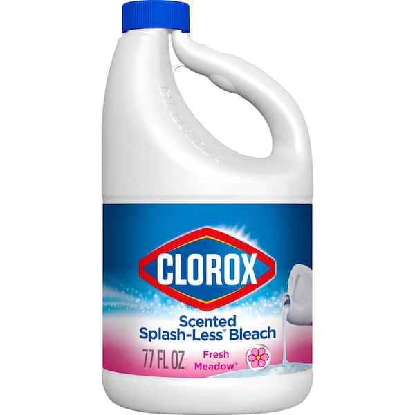 Clorox 77 fl. oz. Splash-Less Fresh Meadow Scent Concentrated Liquid Bleach Cleaner