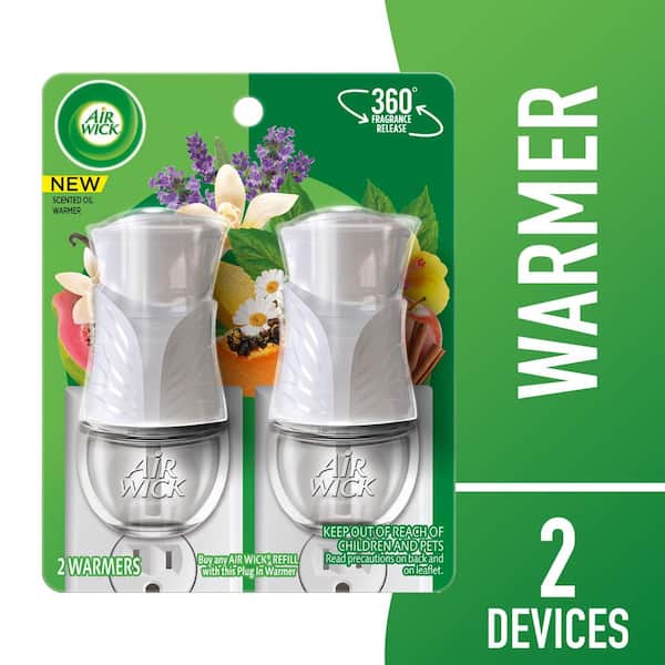 Air Wick Plug-In Scented Oil Automatic Air Freshener Dispenser (12-Refills)