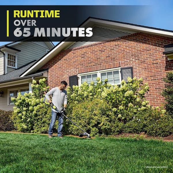 40V HP Brushless 20 in. Cordless Battery Walk Behind Push Mower, Blower & String Trimmer w/ (2) Batteries & (2) Chargers