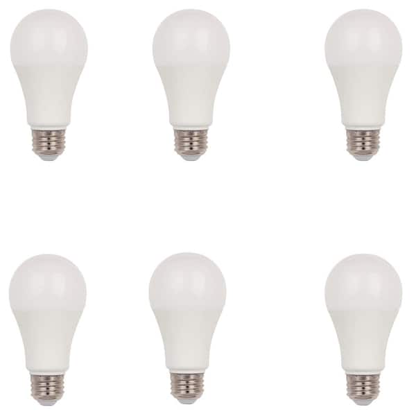 100W Equivalent Cool White Omni A19 Dimmable LED Light Bulb (6 pack)