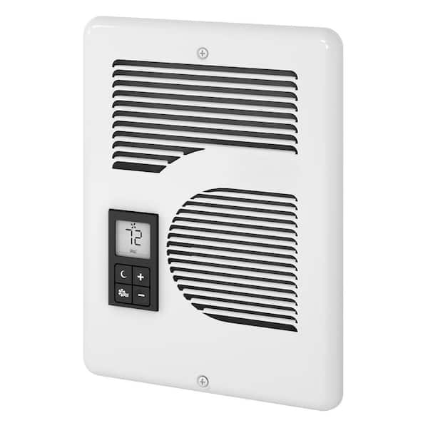 Cadet CEC163TW 240/208/120-volt 1,600/1,500/1,000-watt Energy Plus In-wall Fan-forced Electric Heater in White with Digital Thermostat - 3