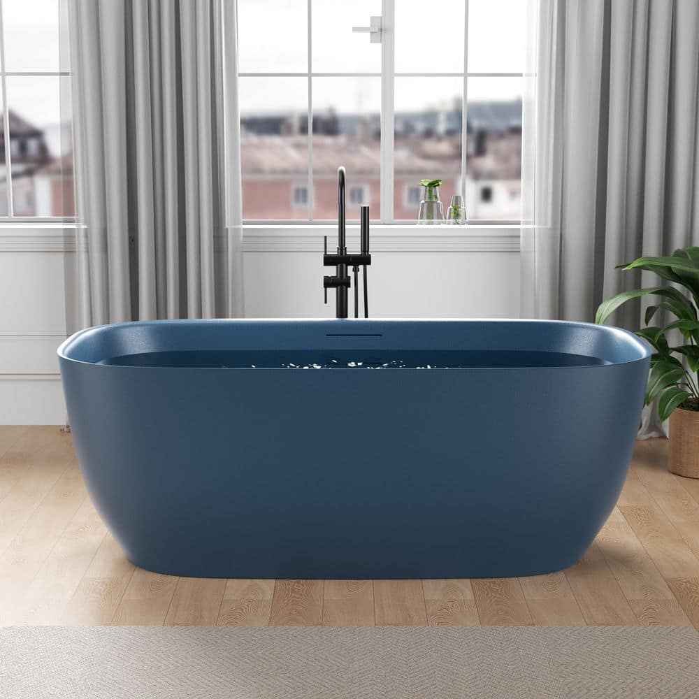 ANZZI Piete Series 68 x 32 Soaking Flat Bottom Freestanding
