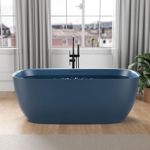ANZZI Kelut Series 68 x 32 Soaking Flat Bottom Freestanding
