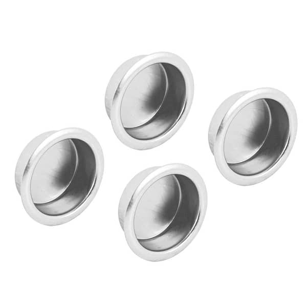 3/4 in. Satin Nickel, Closet Door Finger Pull (4-pack)