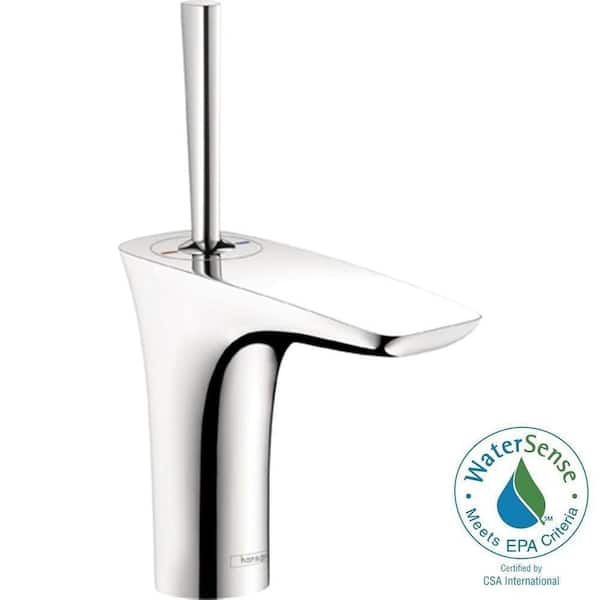 散水・水栓・水周り Hansgrohe PuraVida basin mixer tap Hansgrohe PuraVida Single Hole 1-Handle Mid-Arc Bathroom Faucet in