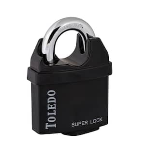 High Security 50 mm Solid Brass Keyed Padlock with Weatherproof Covering