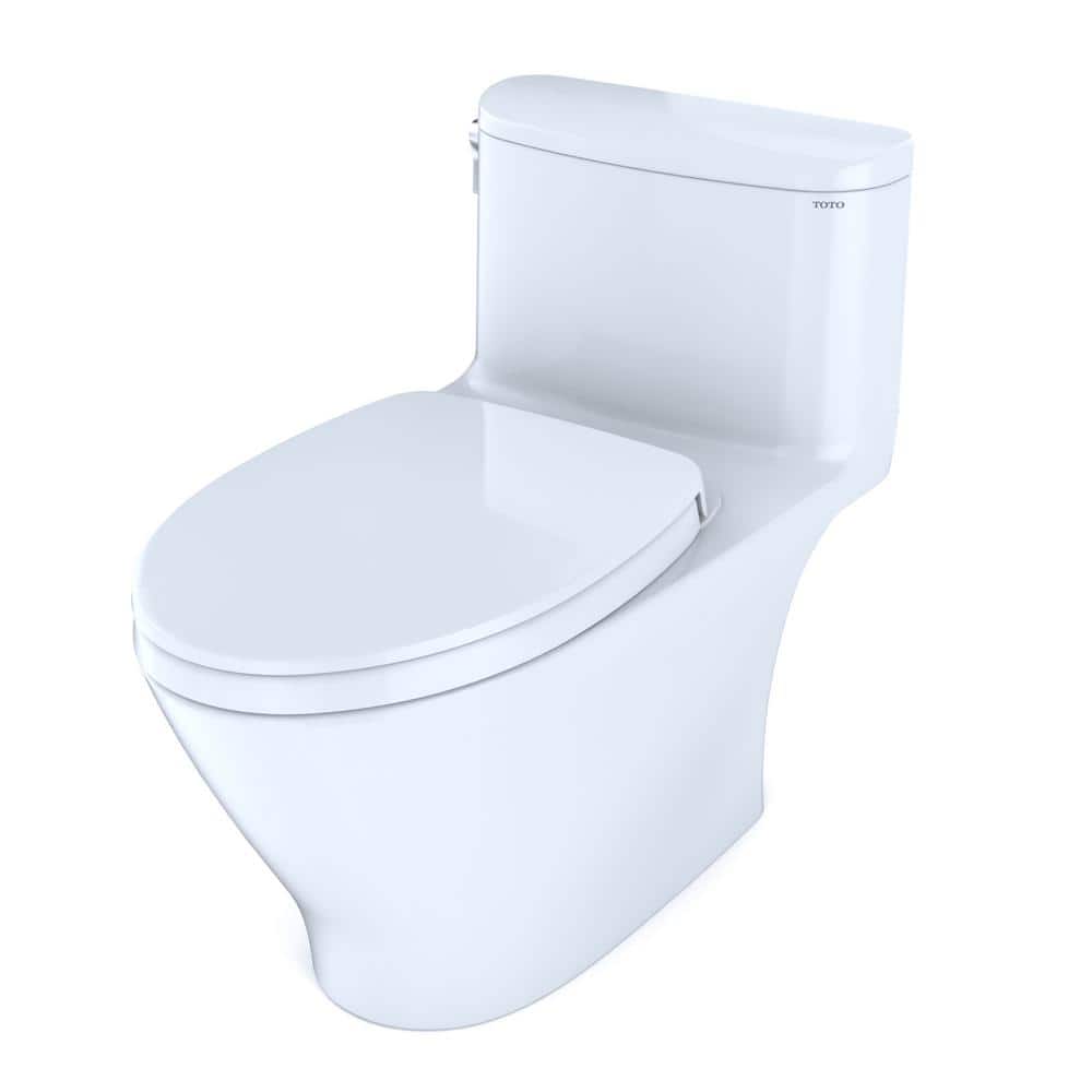Nexus White Vitreous China Elongated One-Piece Toilet