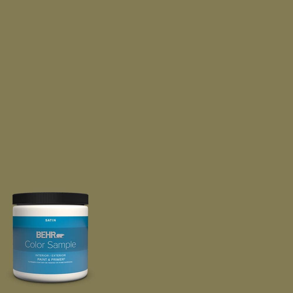 BEHR PREMIUM PLUS 8 oz. Home Decorators Collection #HDC-AC-16A Fern Grove  Satin Enamel Interior/Exterior Paint & Primer Color Sample B370316 - The  Home Depot