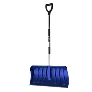 Arctic Titan Pro-Series 40in. Plastic Handle with 28in. Plastic Blade Pusher Snow Shovel