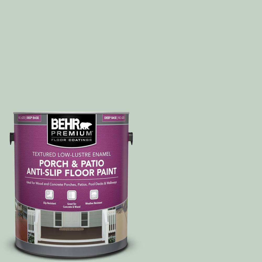 BEHR PREMIUM 1 gal. PPU1113 Frosted Jade Textured LowLustre Enamel
