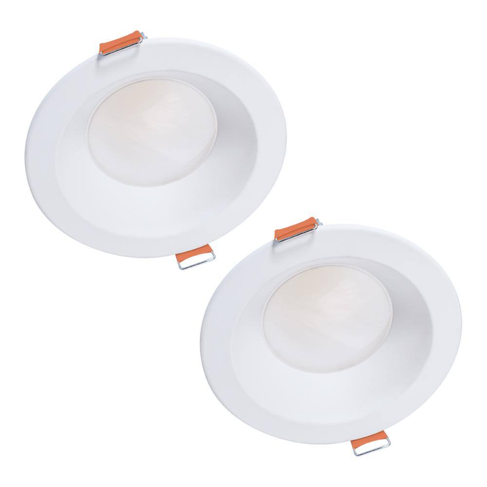 HALO 6 In. Selectable CCT Canless Integrated LED White Recessed Light ...