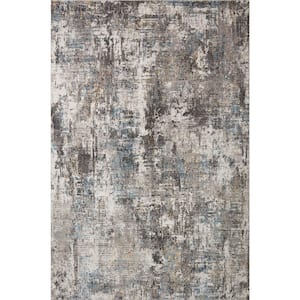 Maeve Slate/Mist 5 Ft. 3 In. x 7 Ft. 8 In. Abstract Modern Rug