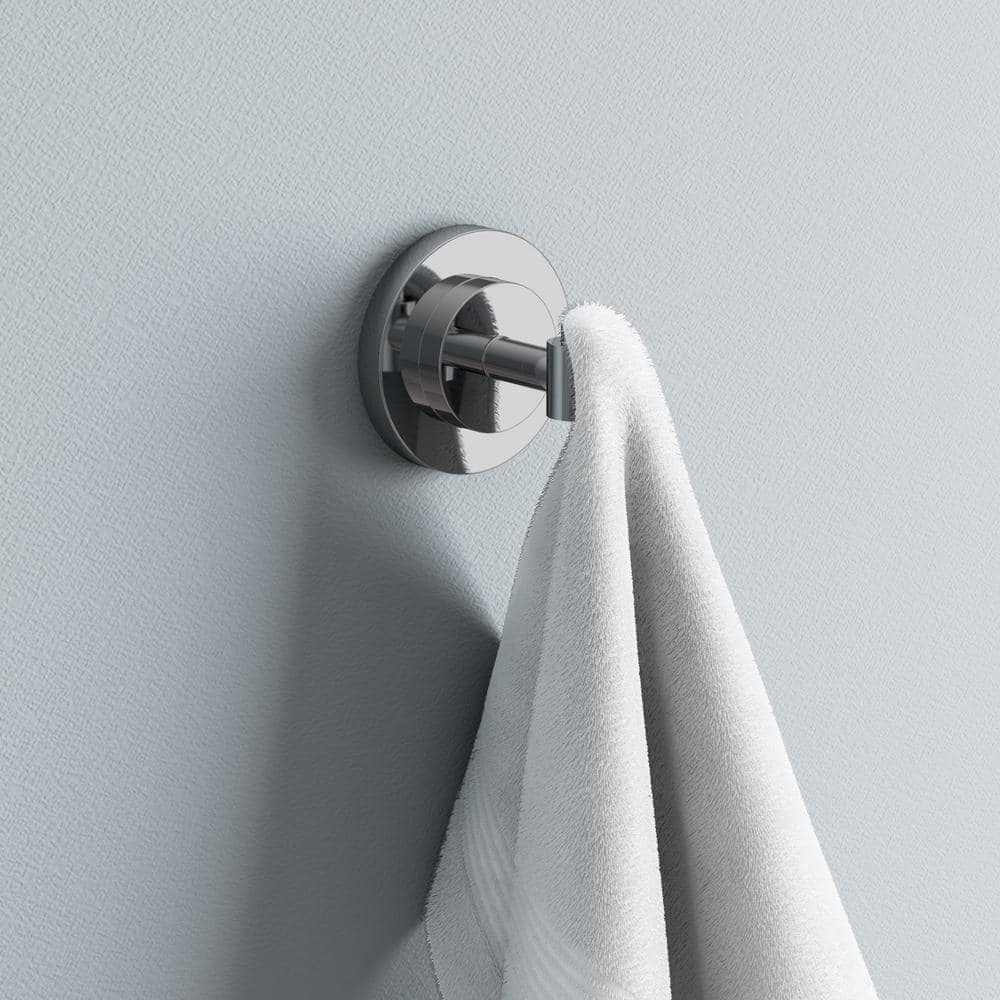 Matte Black Modern Wall Mount Single Robe Hook