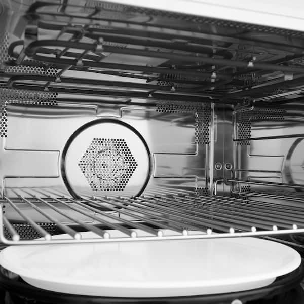 Autograph Edition 1.6 Cu. Ft. 30 in. Built-In Microwave Oven in Black Stainless Steel and Polished Gold Helix Handle