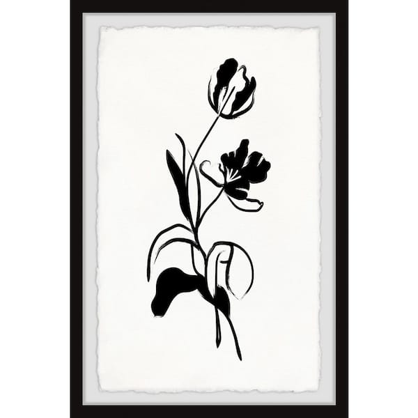 Unbranded "Flowers for Her" by Marmont Hill Framed Nature Art Print 30 in. x 20 in.