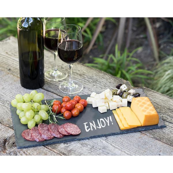 Chalkboard Natural Slate Cheeseboard Tags Sign Centerpiece for sale online 