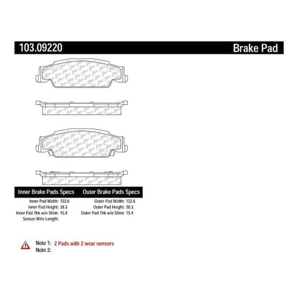 Centric Parts Disc Brake Pad Set