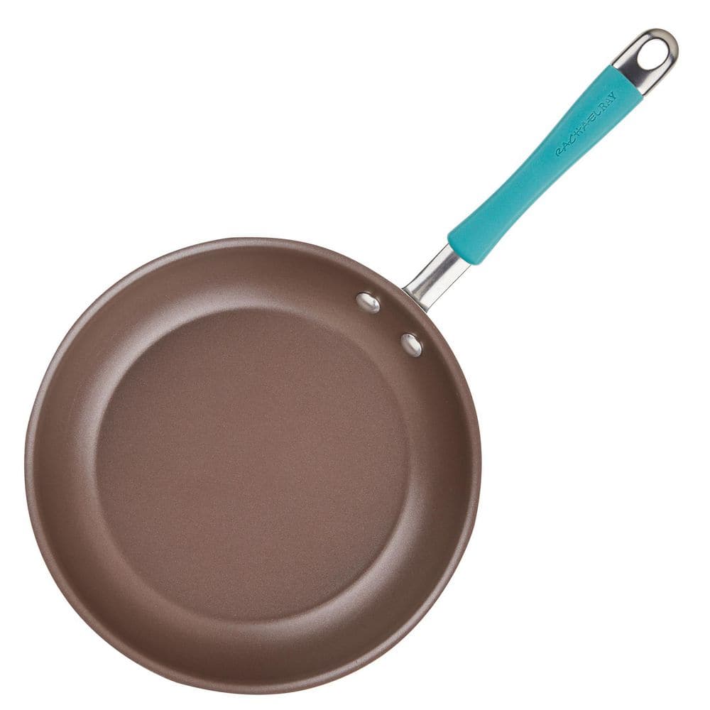 Agave Blue 10-Piece Nonstick Aluminum Cookware Set with Enamel Finish